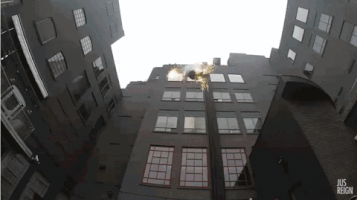 fire explosion GIF by Much