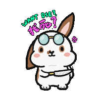 Angry Rabbit Sticker