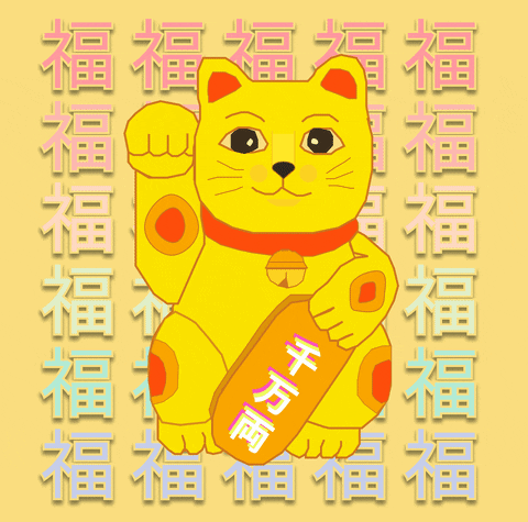 Chinese New Year Cat GIF