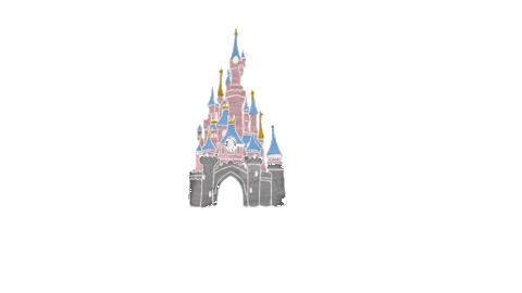 PinkWorldSpirit disney castle disneyland disneylandparis Sticker