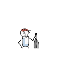Plogging Litter Picking Sticker by Clean Something For Nothing