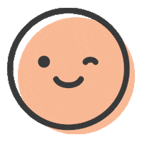 Wink Smiley Sticker by Wink Laser Studio