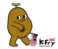 Independence Day Love Sticker by K Fry My