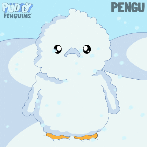 Snow Freezing GIF by Pudgy Penguins