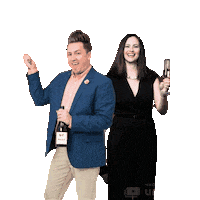 MikeDropMethod celebrate cheers wine champagne Sticker