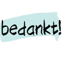 Shop Bedankt Sticker by leukvooreenfeest