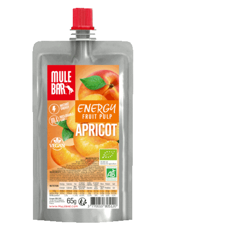 Mulebar giphyupload vegan energy bar Sticker