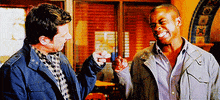 shawn spencer fist bump GIF