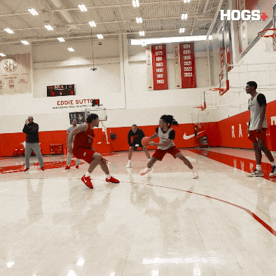 Basketball Coach GIF by Hogs+