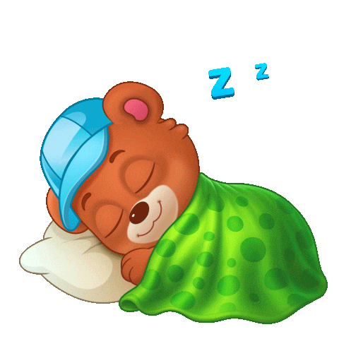 Sleepy Good Night Sticker by Lucas and Friends by RV AppStudios