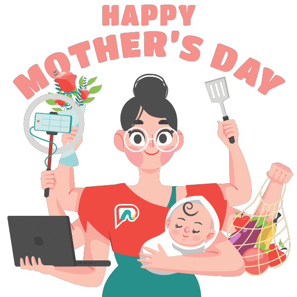 Mothers Day Cooking Sticker by Passionationco