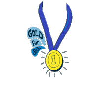 DecathlonDeutschland decathlon medaille goldfürdich decathlondeutschland Sticker