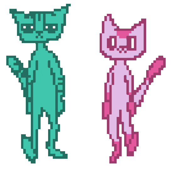 Cat Pixel Sticker