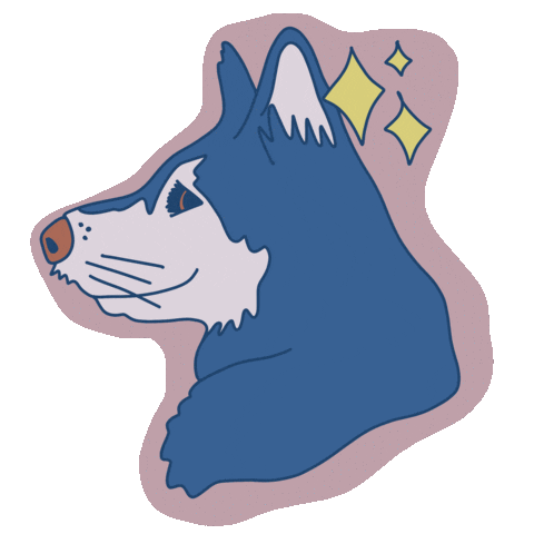 SierraHouk dog kawaii pet custom Sticker