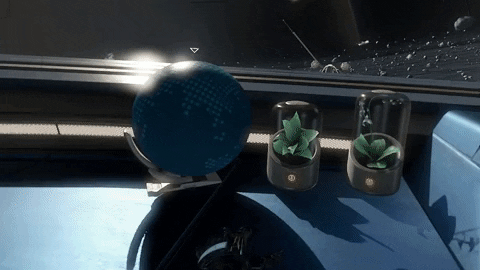 EchoGames giphyupload space plants robots GIF