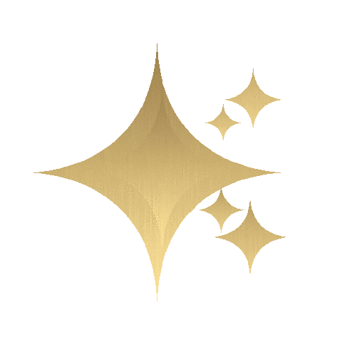 Stars Gold Sticker