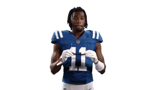 Oh Yeah Deal With It Sticker by Indianapolis Colts