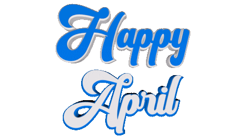 Happy April Sticker by OpticalArtInc.