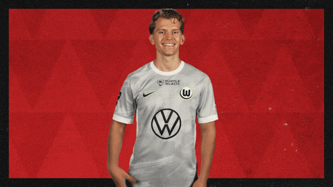Vfl Wolfsburg Hello GIF by Bundesliga