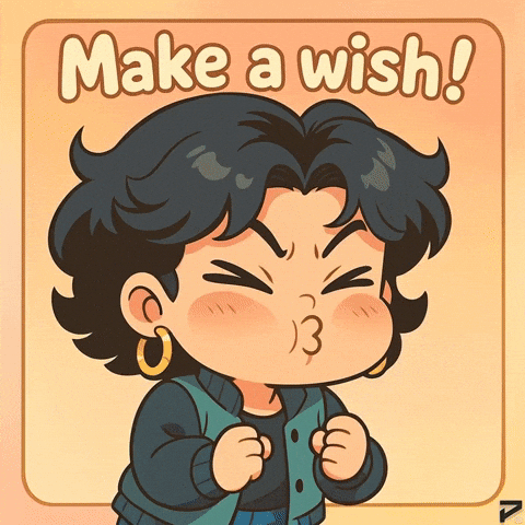 Cant Even Make A Wish GIF by Persona