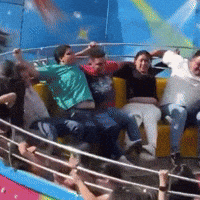 Amusement Park Falling GIF by Respective