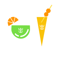 RoyalCaribbeanAUNZ summer drink cheers holiday Sticker