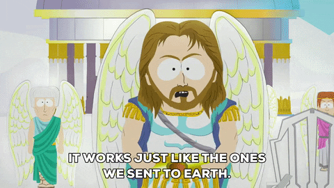 michael the archangel angels GIF by South Park 