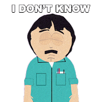 Randy Marsh Idk Sticker by South Park