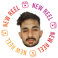 Harpreet Sticker by BORN ON INSTAGRAM