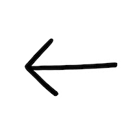Look Here Arrow Sticker by Luigi Segre