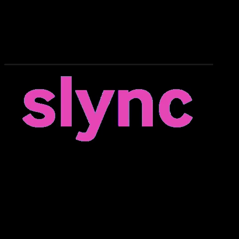 pink blue slync GIF by Slync App