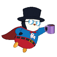 Good Morning Coffee Sticker by Pudgy Penguins