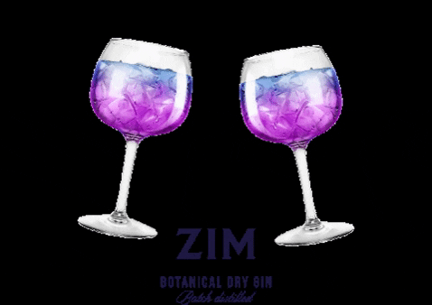 ZimDestilaria giphygifmaker zim gin colorido gin que muda de cor GIF