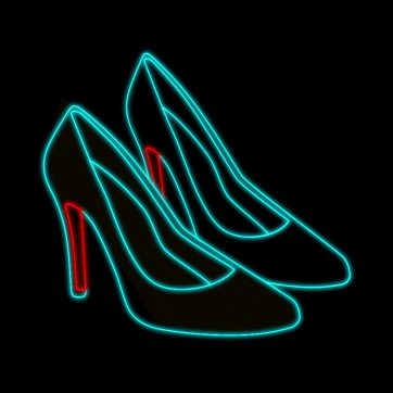 neon heels GIF by dylanreitz