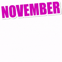 November Month GIF by Titounis