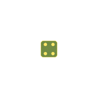Dice Sticker by Hobbykokken