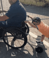 StrickerHandbikesGermany bye lets go tschüss bruder muss los GIF