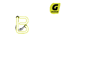 neon lights car Sticker by Goldcar