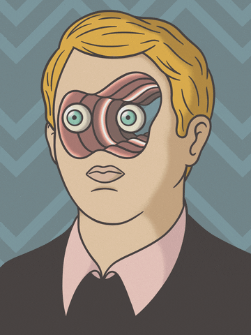 Look Staring GIF by louis16art