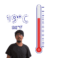 Nineteen Degrees Sticker