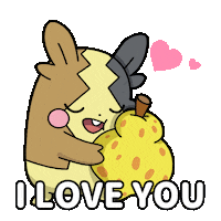 I Love You Kiss Sticker by Pokémon_JPN