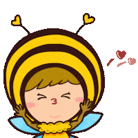 YukiBee heart kiss bee chu Sticker