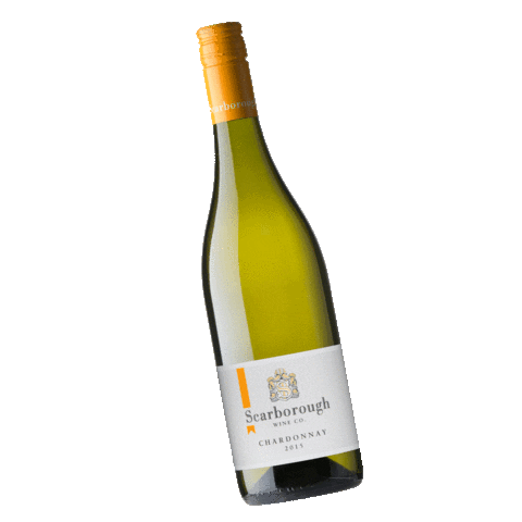 White Wine Chardonnay Sticker by Scarborough Wine