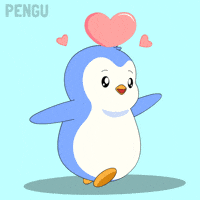 In Love Hearts GIF by Pudgy Penguins