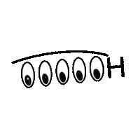 Eyes Cinema Sticker by JEF