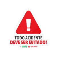 Portonave vidas seguranca do trabalho portonave programa vidas Sticker