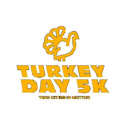 5K Turkey Day Sticker by Twin Cities In Motion