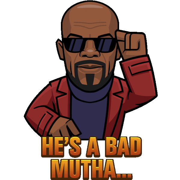 Samuel L Jackson Shaft Movie Sticker by SHAFT