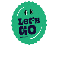 Interrail travel holiday lets go go Sticker