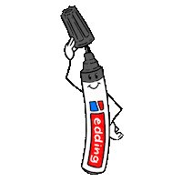 edding marker edding permanentmarker edding3000 Sticker
